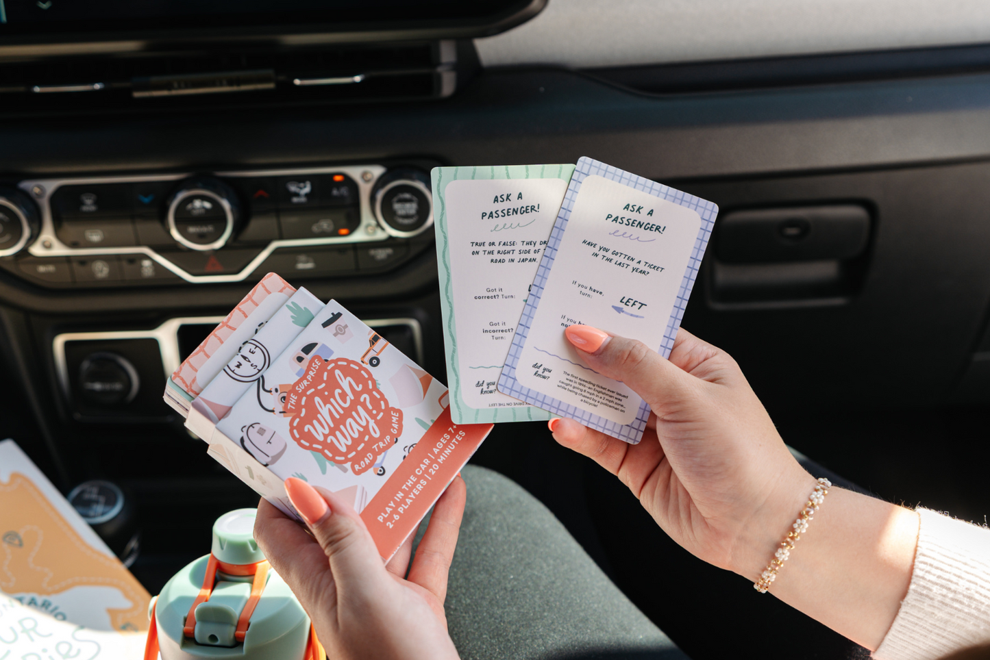 Which Way? A Surprise Road Trip Card Game