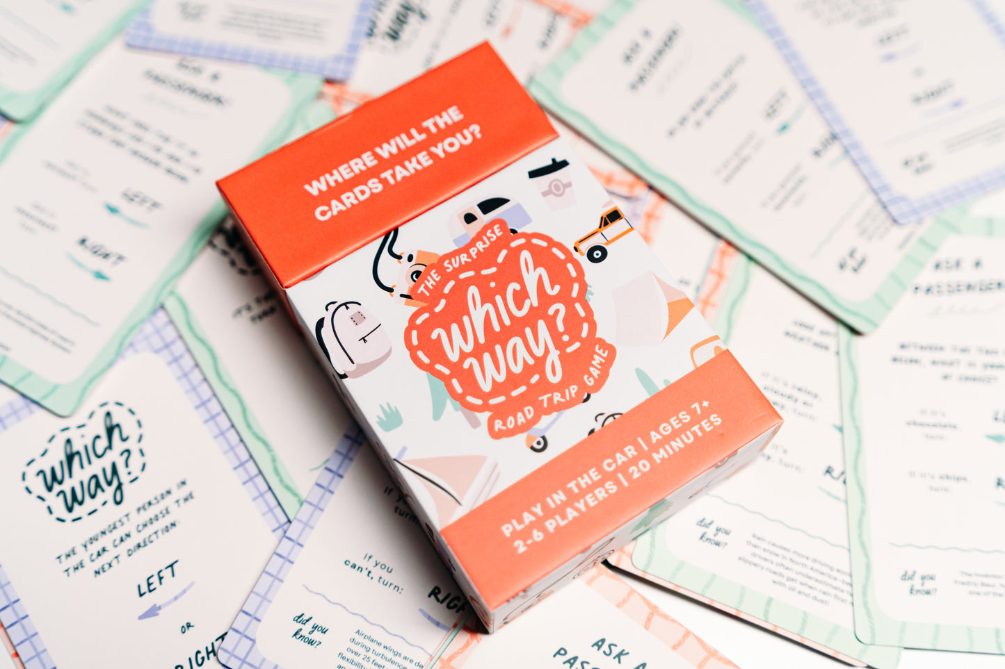Which Way? A Surprise Road Trip Card Game