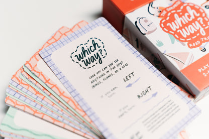Which Way? A Surprise Road Trip Card Game